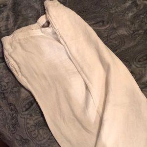 White Linen pants